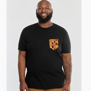 Poches and Fils Pocket Tee Beer Sz M